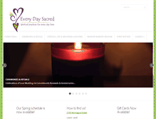 Tablet Screenshot of everydaysacred.ca